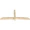 Ekena Millwork Bellingham Rough Sawn Timber Gable Bracket, Douglas Fir, 108"W x 49"H x 6"D x 6"F, 11/12 Pitch GBW108X49X0606BEL00RDF - alternate 4